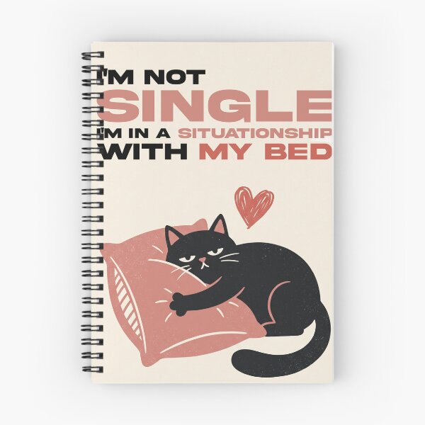 Item preview, Black Cat Situationship With My Bed Poster designed and sold by AKDesign26.