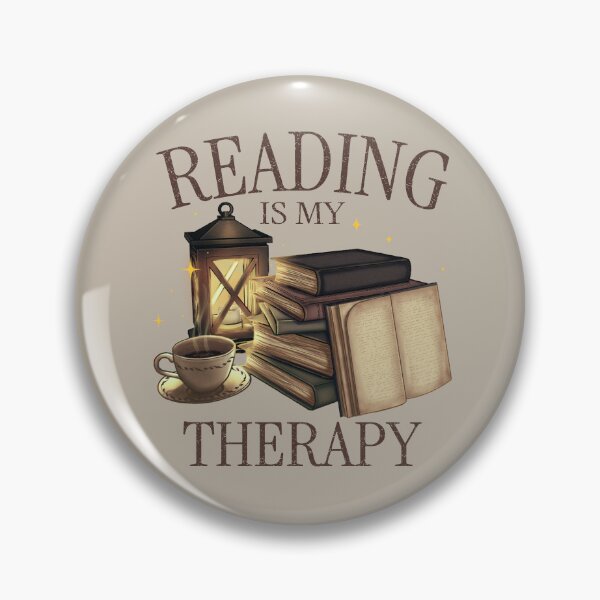 Item preview, Cozy Book Lover Vintage Reading Therapy designed and sold by YnaoleDraws.
