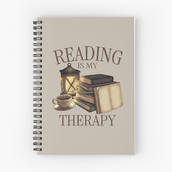 Item preview, Cozy Book Lover Vintage Reading Therapy designed and sold by YnaoleDraws.