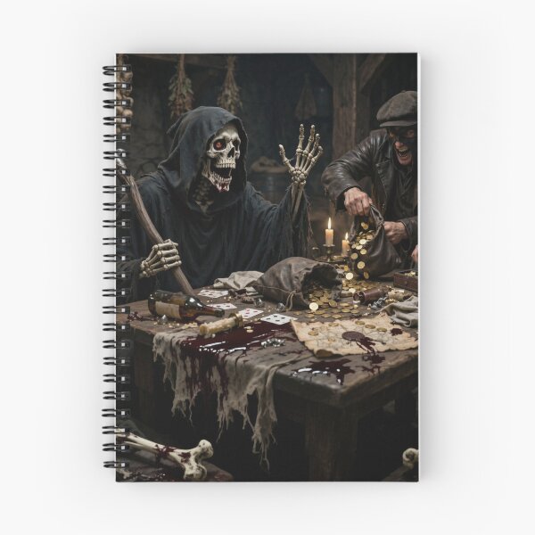 Item preview, The Reaper’s Gamble - Dark Fantasy Poker Game Art designed and sold by Nela-&-Lena.