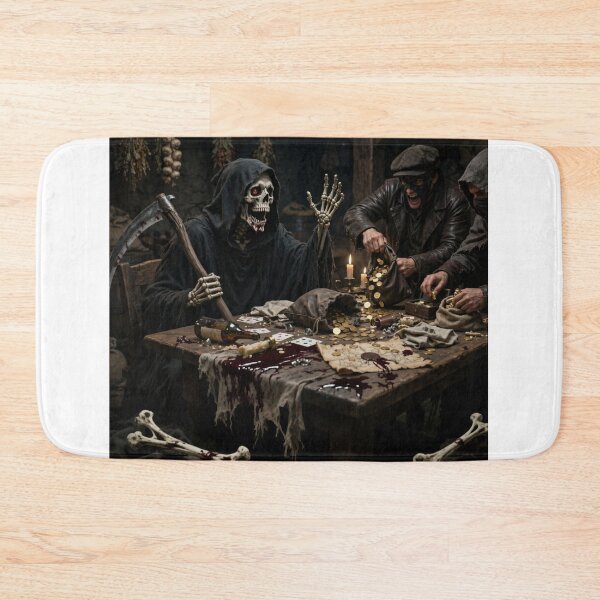 Item preview, The Reaper’s Gamble - Dark Fantasy Poker Game Art designed and sold by Nela-&-Lena.