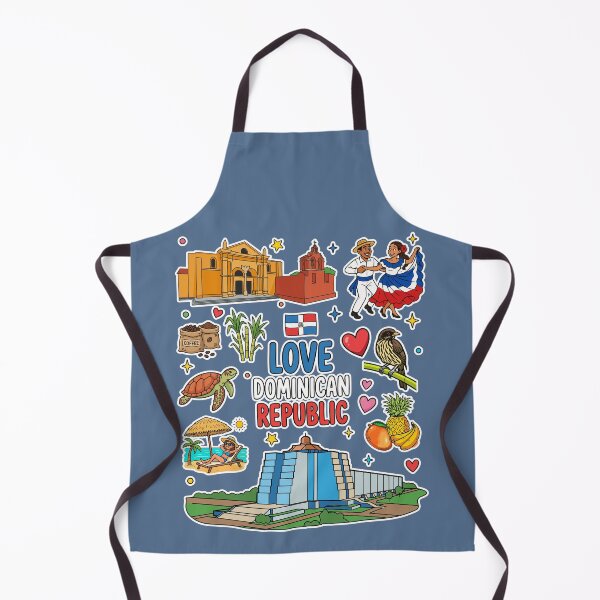 Item preview, Dominican Republic Culture and Landmarks Sticker Pattern designed and sold by mashmosh.