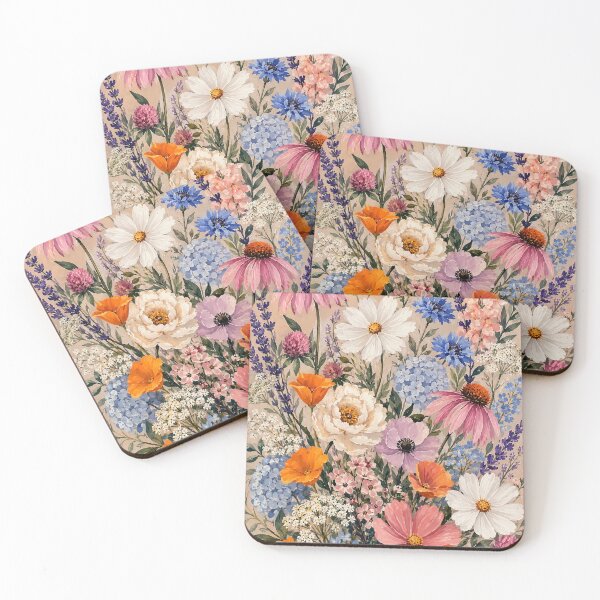Item preview, Colorful Wildflower Bouquet – Cottage Garden Floral Painting designed and sold by simplybycortney.