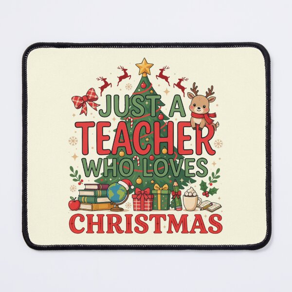 Item preview, JUST A TEACHER WHO LOVES CHRISTMAS designed and sold by 123ks.