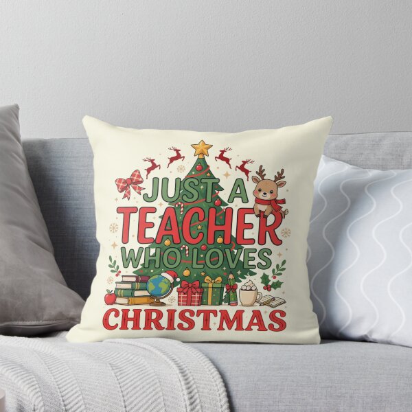 Item preview, JUST A TEACHER WHO LOVES CHRISTMAS designed and sold by 123ks.