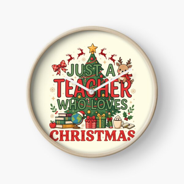 Item preview, JUST A TEACHER WHO LOVES CHRISTMAS designed and sold by 123ks.