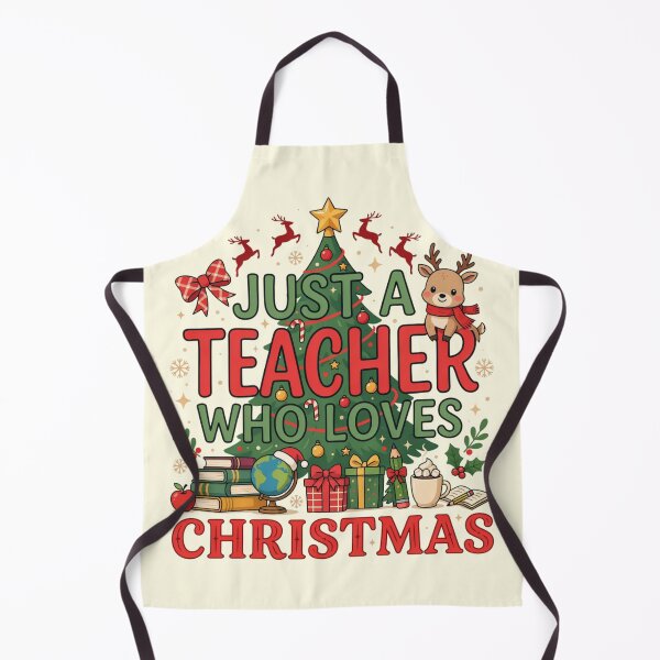Item preview, JUST A TEACHER WHO LOVES CHRISTMAS designed and sold by 123ks.