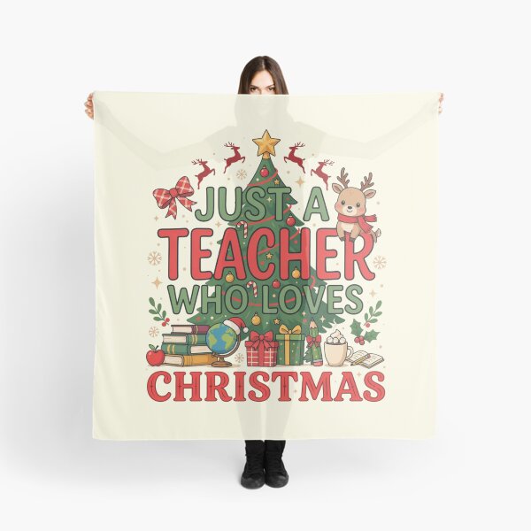 Item preview, JUST A TEACHER WHO LOVES CHRISTMAS designed and sold by 123ks.