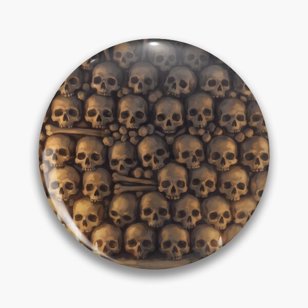 Item preview, Wall of Candlelit Skulls designed and sold by RedPeaStudio.