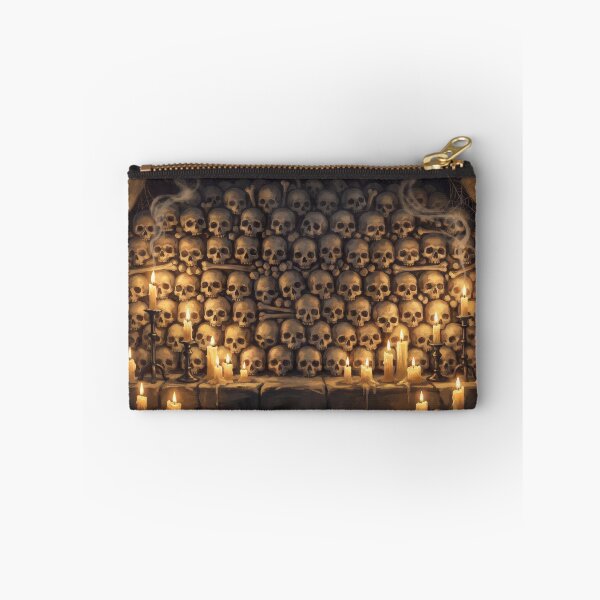 Item preview, Wall of Candlelit Skulls designed and sold by RedPeaStudio.