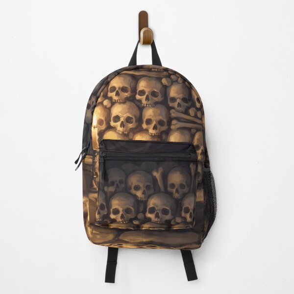 Item preview, Wall of Candlelit Skulls designed and sold by RedPeaStudio.