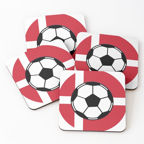 Item preview, Denmark Danish Football World Cup Team Colors Sticker T-Shirt designed and sold by Rolographics1.