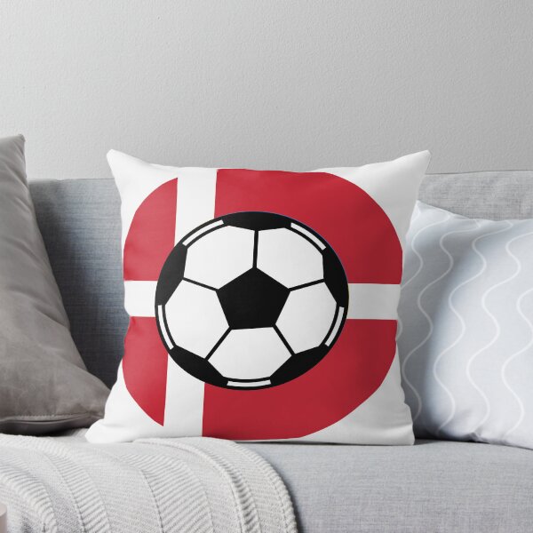 Item preview, Denmark Danish Football World Cup Team Colors Sticker T-Shirt designed and sold by Rolographics1.