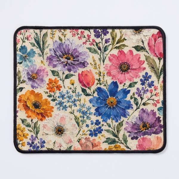 Item preview, Colorful Wildflower Meadow – Hand Painted Floral Pattern designed and sold by simplybycortney.