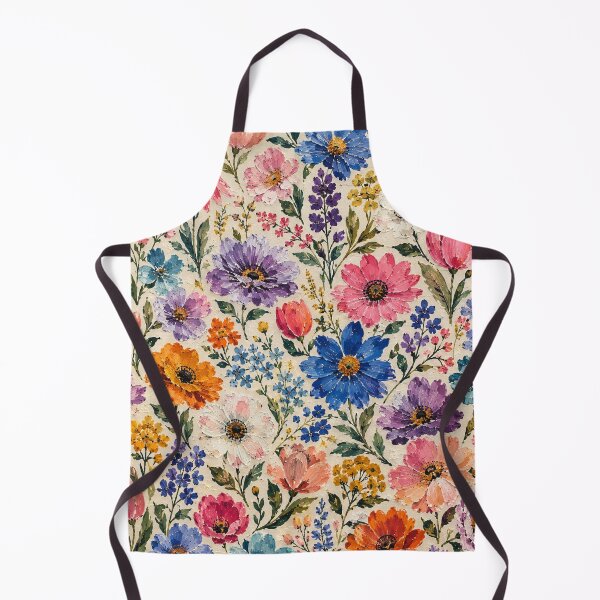 Item preview, Colorful Wildflower Meadow – Hand Painted Floral Pattern designed and sold by simplybycortney.