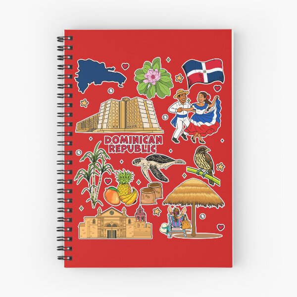 Item preview, Orgullo Dominicano Culture and Tropical Island Life Doodle designed and sold by mashmosh.