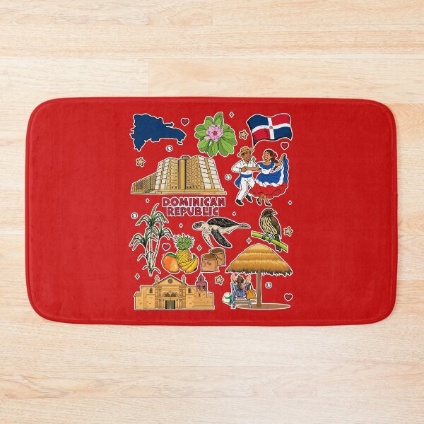 Item preview, Orgullo Dominicano Culture and Tropical Island Life Doodle designed and sold by mashmosh.