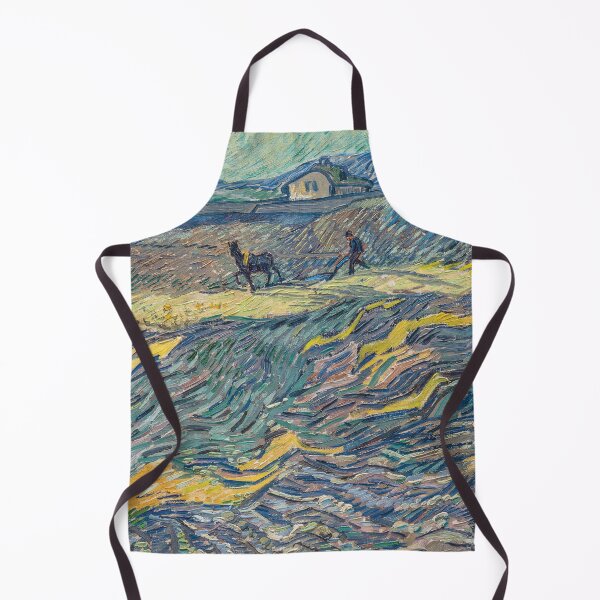 Item preview, Field with plowing farmers | Van Gogh designed and sold by Oliveirallan.