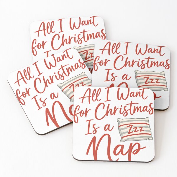 Item preview, All I Want for Christmas Is a Nap designed and sold by CerealBoxInk.