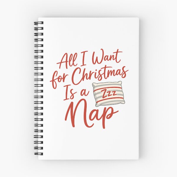Item preview, All I Want for Christmas Is a Nap designed and sold by CerealBoxInk.