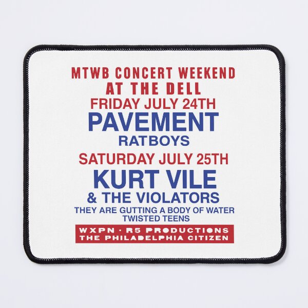 Item preview, Pavement - Kurt Vile & The Violators - Ratboys - They Are Gutting A Body Of Water - Twisted Teens - MTWB Concert Weekend At The Dell - WXPN - R5 Productions designed and sold by a2ungugu.