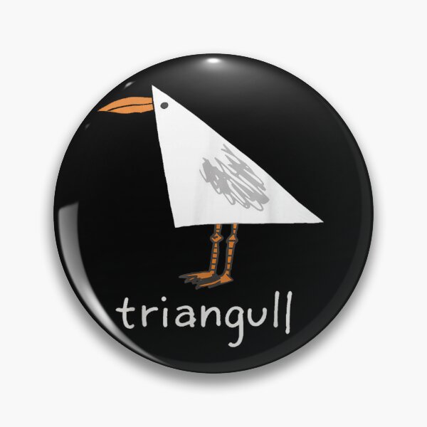 Item preview, Triangull Funny Geometric Seagull Pun designed and sold by LASTIQUE-dd.