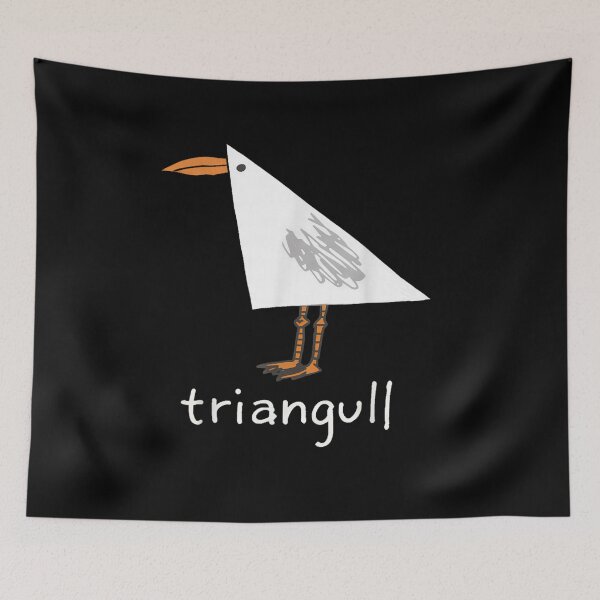 Item preview, Triangull Funny Geometric Seagull Pun designed and sold by LASTIQUE-dd.