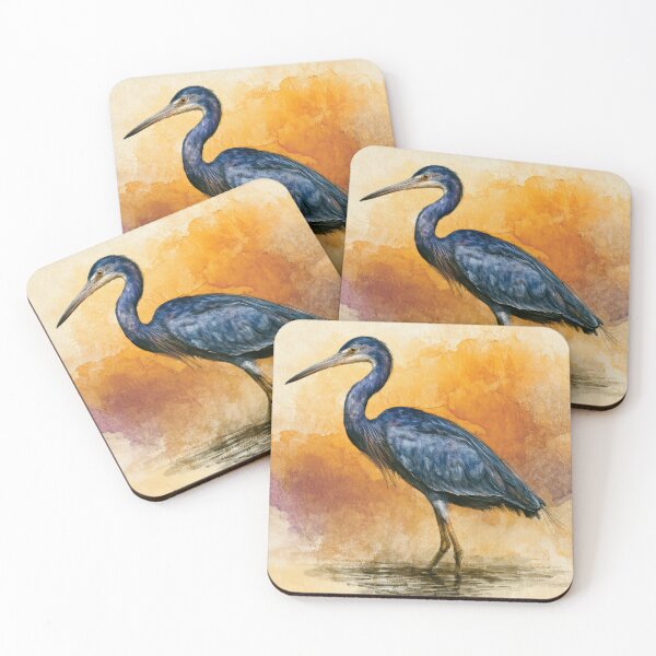 Item preview, Western Reef Heron at Sunrise designed and sold by Elisabeth Lucas.