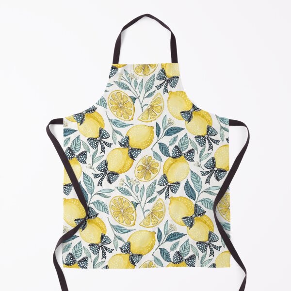 Item preview, Coquette Lemon Bow Botanical Pattern designed and sold by Storybook Botanica.
