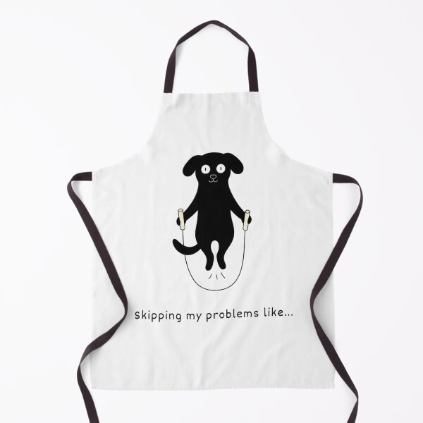 Item preview, Skipping My Problems Like – Funny Jump Rope Dog designed and sold by Mavriboy.