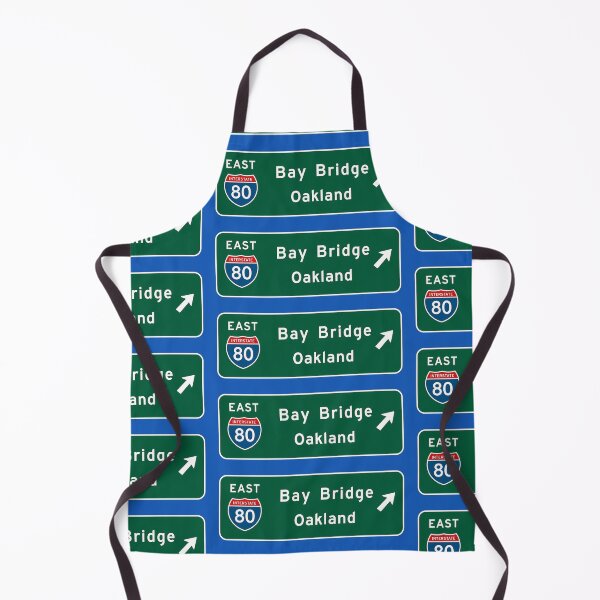 Item preview, San Francisco Bay Bridge East 80 to Oakland sign designed and sold by PIXEL POP DESIGNS - Beyond the Norm!.