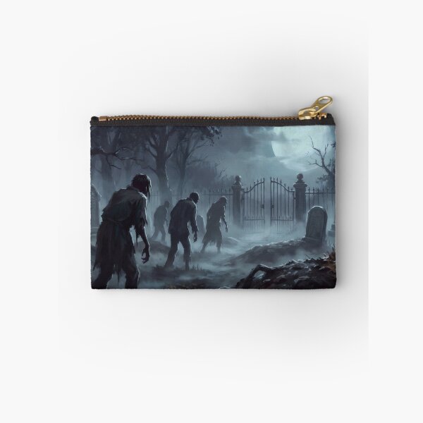 Item preview, Zombies Rising from the Graveyard Mist designed and sold by RedPeaStudio.