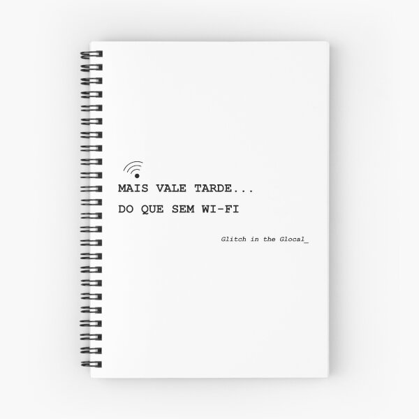 Item preview, Mais Vale Tarde Do Que Sem Wi-Fi – Tipografia Glitch designed and sold by GlocalDialeto.