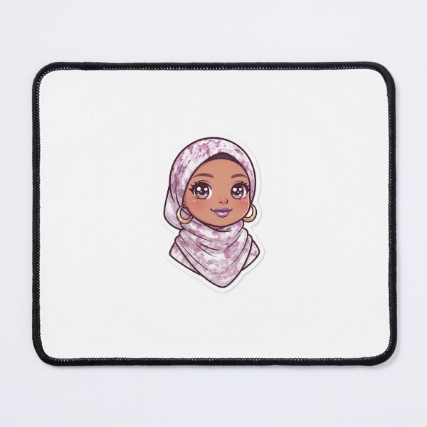 Item preview, Cute Chibi Hijabi Girl designed and sold by TheModernMuslimah.