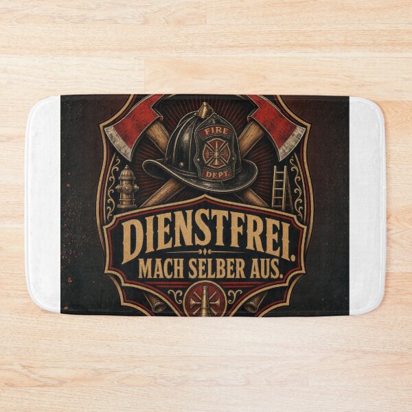 Item preview, Firefighter Vintage Badge Off Duty designed and sold by AlarmstufeF.