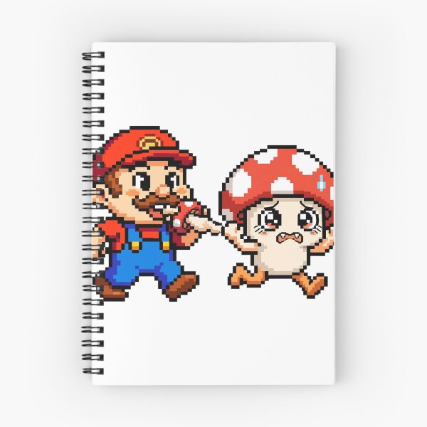 Item preview, Retro Plumber and Naughty Mushroom designed and sold by teamzeta.