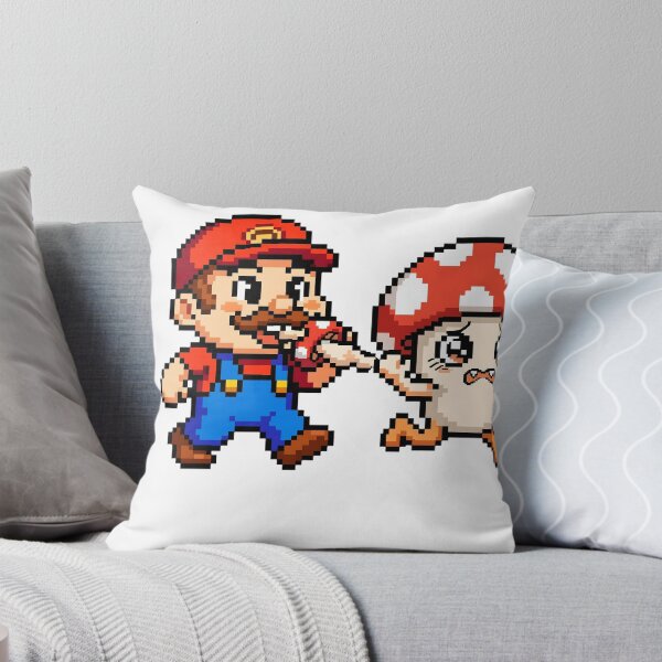 Item preview, Retro Plumber and Naughty Mushroom designed and sold by teamzeta.