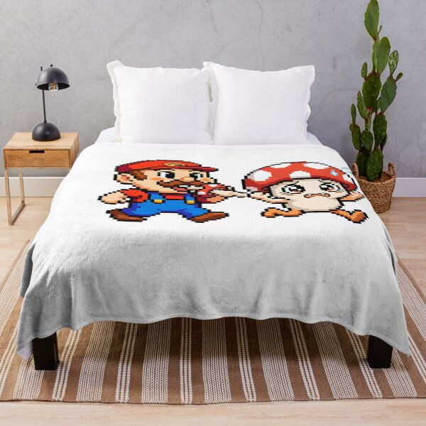 Item preview, Retro Plumber and Naughty Mushroom designed and sold by teamzeta.
