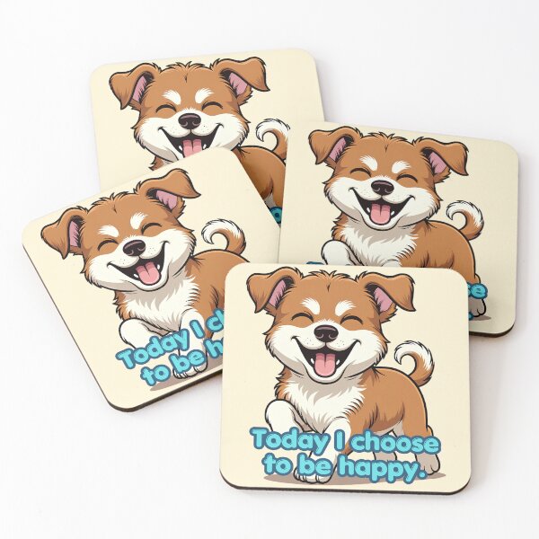 Item preview, appy Little Puppy -Smiling Dog Vibe designed and sold by OLYUS.