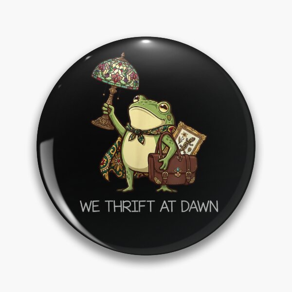 Item preview, We Thrift At Dawn Funny Frog Design designed and sold by LASTIQUE-dd.