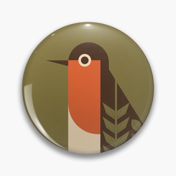 Item preview, Retro 70s Mid Century Bauhaus Bird Illustration designed and sold by Filora Atelier | Bird Art.