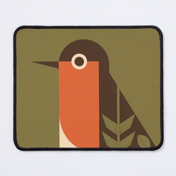 Item preview, Retro 70s Mid Century Bauhaus Bird Illustration designed and sold by Filora Atelier | Bird Art.
