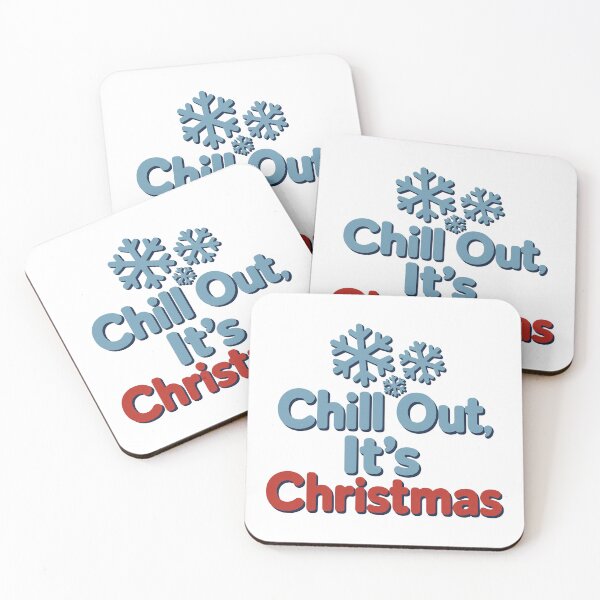 Item preview, Chill Out, It's Christmas designed and sold by CerealBoxInk.