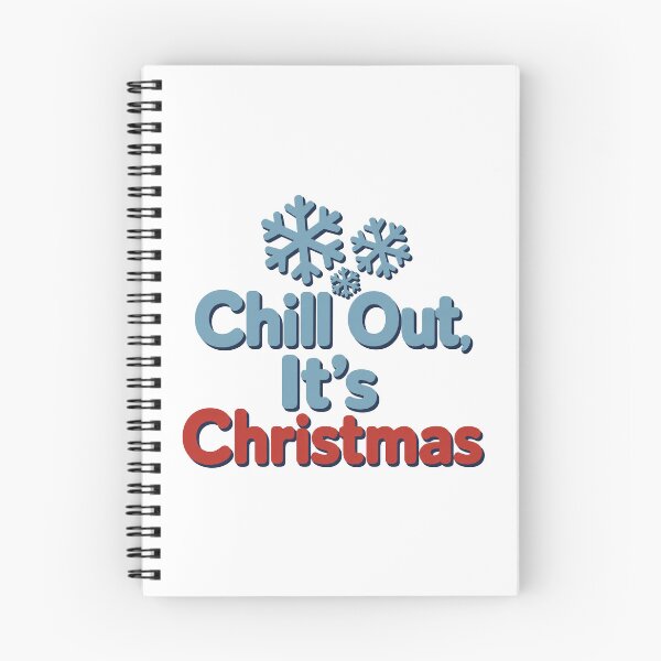 Item preview, Chill Out, It's Christmas designed and sold by CerealBoxInk.