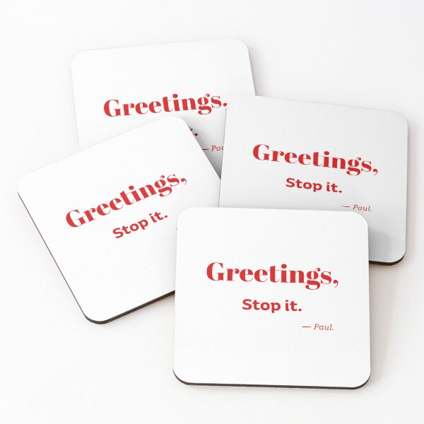 Item preview, Greeting Stop Paul Funny Christian Bible Faith Humor designed and sold by Amzkao.