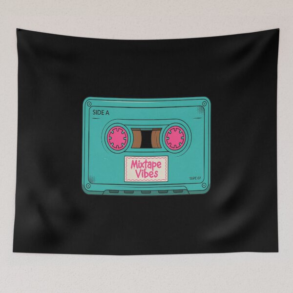 Item preview, Mixtape Vibes – Retro 80s Cassette Tape Design designed and sold by Midnight Veil Designs.
