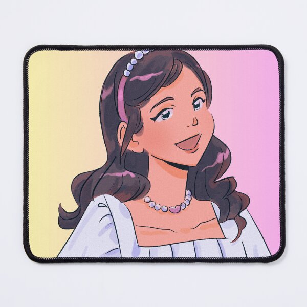 Item preview, Cute Retro Anime Girl in Pearl Headband and Necklace Artwork designed and sold by ranivibes008.