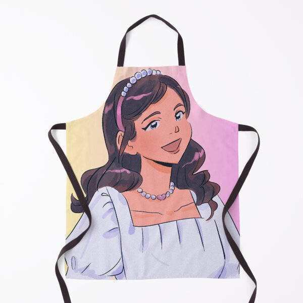 Item preview, Cute Retro Anime Girl in Pearl Headband and Necklace Artwork designed and sold by ranivibes008.