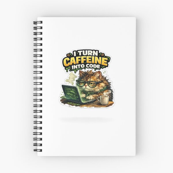 Item preview, I TURN CAFFEINE INTO CODE designed and sold by HotCoff33.