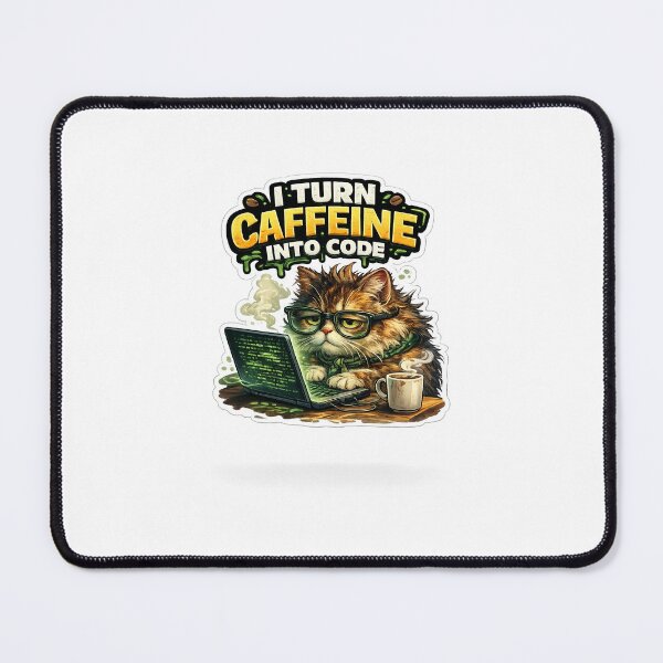 Item preview, I TURN CAFFEINE INTO CODE designed and sold by HotCoff33.